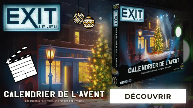 Exit Calendrier de l'Avent - Disparition à Hollywood - Enquête - Noël