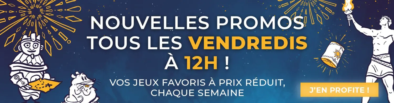 Playin - Jeu de société en promo tous les vendredis 12h - JDS