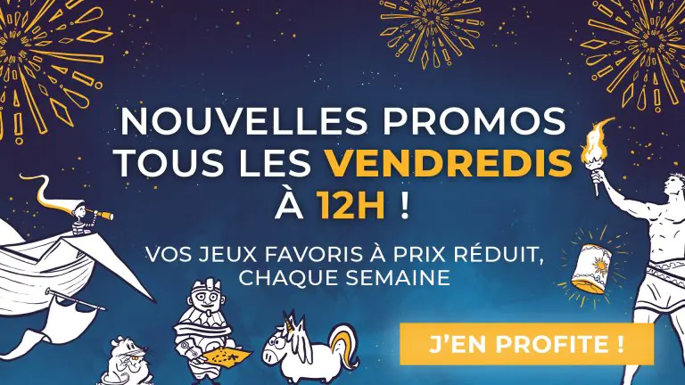 Playin - Jeu de société en promo tous les vendredis 12h - JDS