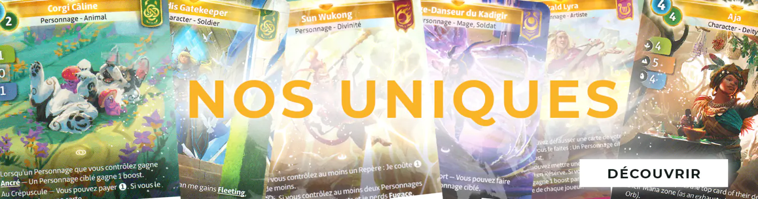 Altered - Les uniques - découvrez les uniques