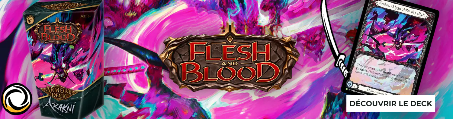 Deck Armory Arakni - Flesh and Blood FR