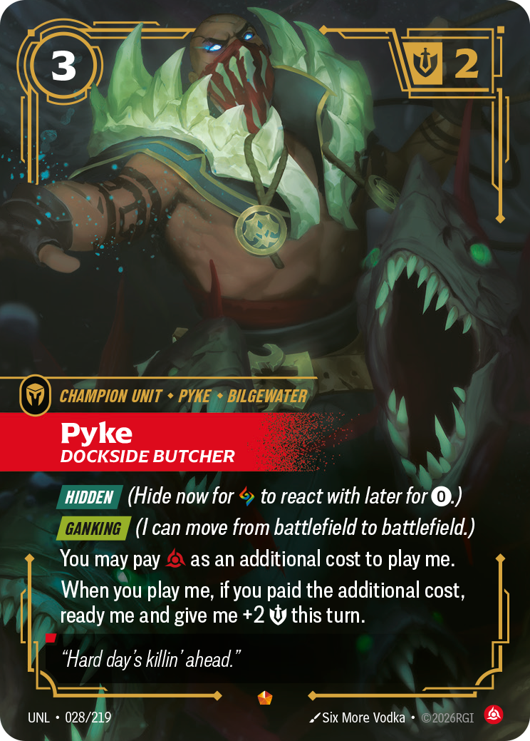 Pyke - Dockside Butcher