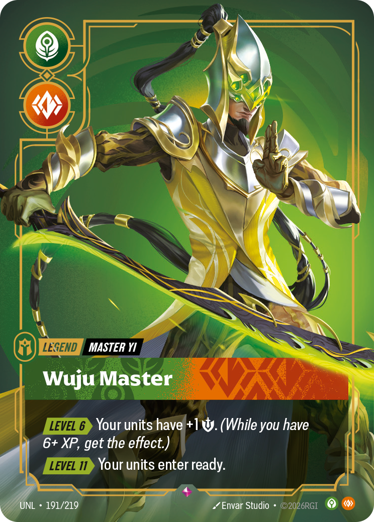 Master Yi - Wuju Master - Riftbound: League of Legends card (72219