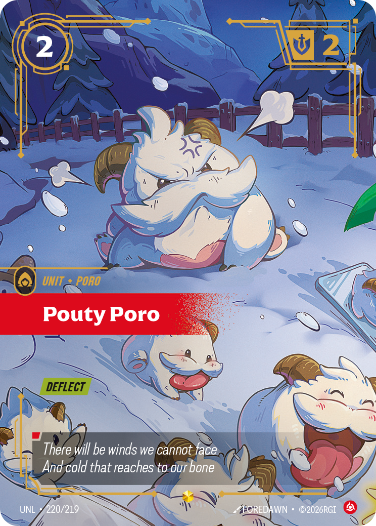 Pouty Poro