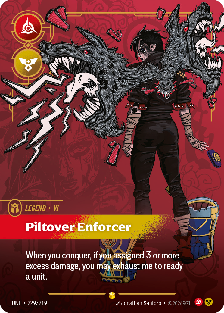 その他 Riftbound Vi - Piltover Enforcer (ON) Vi - Piltover Enforcer - Riftbound: League of Legends card (72215