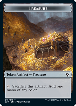 Spirit (1//1, flying, white) // Treasure ////