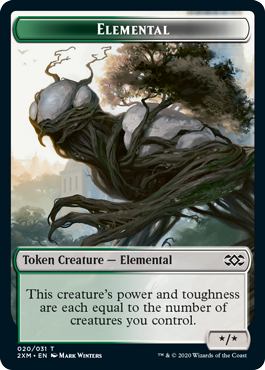 Elemental (*/*, green and white)