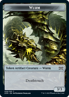 Wurm (3/3, deathtouch)