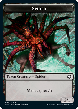 Spider (2/1, menace, reach)