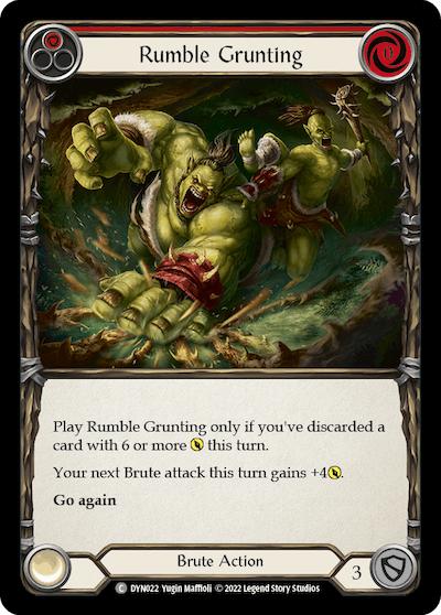 Rumble Grunting (Red)