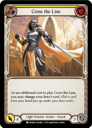 Cross the Line (Yellow)