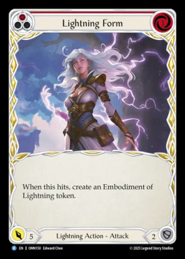 Lightning Form (red) - Flesh and Blood card (56920) | Playin