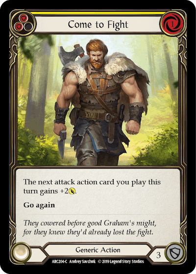 Come to Fight (Yellow)