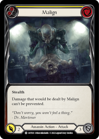 Malign (Yellow)