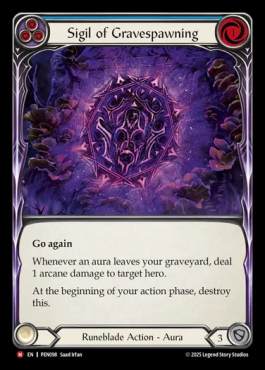 Sigil of Gravespawning (Blue)