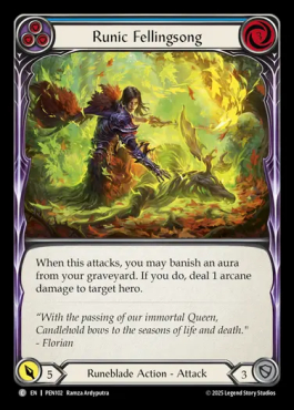 Runic Fellingsong (Blue)