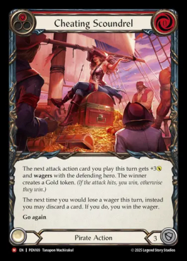 Cheating Scoundrel (Red)