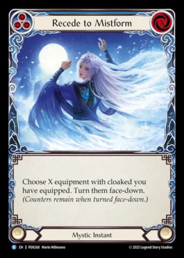 Recede to Mistform (Blue)