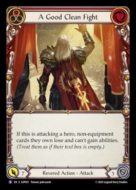A Good Clean Fight (red)