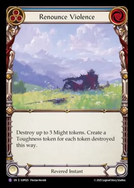 Renounce Violence (blue)