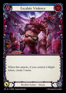 Escalate Violence (blue)