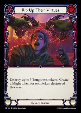 Rip Up Their Virtues (blue)