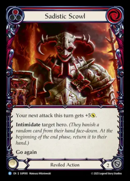Sadistic Scowl (red)