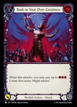 Bask in Your Own Greatness (red)