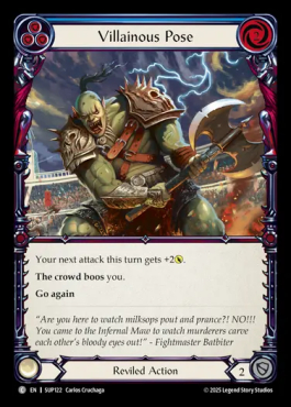 Villainous Pose (blue)