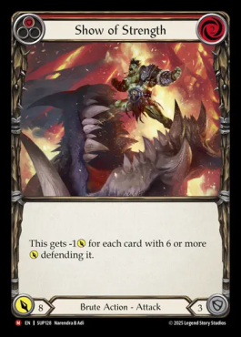 Show of Strength (red)