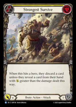 Strongest Survive (yellow)
