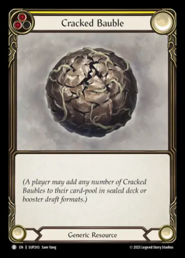 Cracked Bauble (yellow)