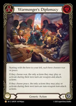 Warmonger's Diplomacy