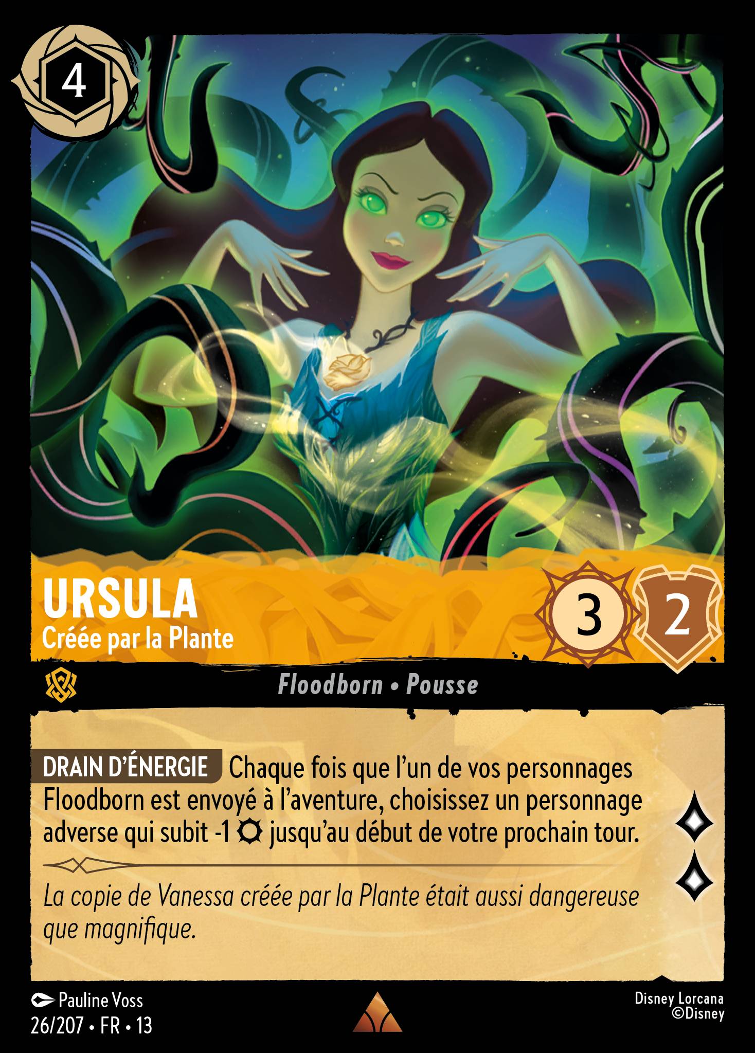 ursula lorcana cards - Created by the Vine - card (83166) YOULL LISTEN TO ME lorcana ursula's return card list