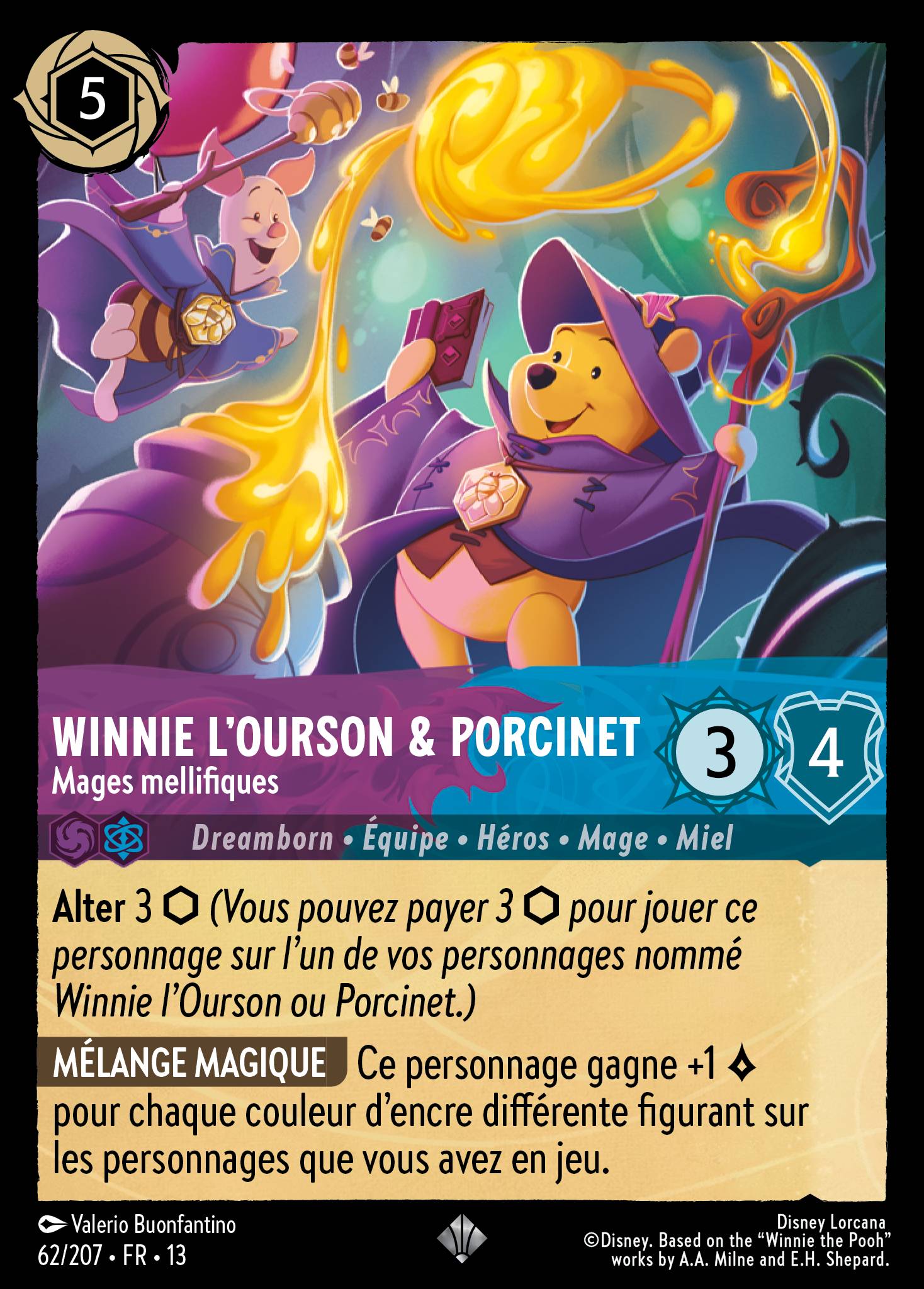 lorcana winnie the pooh cards & PIGLET ENCHANTED ATTACK OF THE VINE] A new enchanted card just got revealed for the upcoming Disney set Attack of the Vine which releases July 17 Disney Lorcana Card Sleeves Winnie