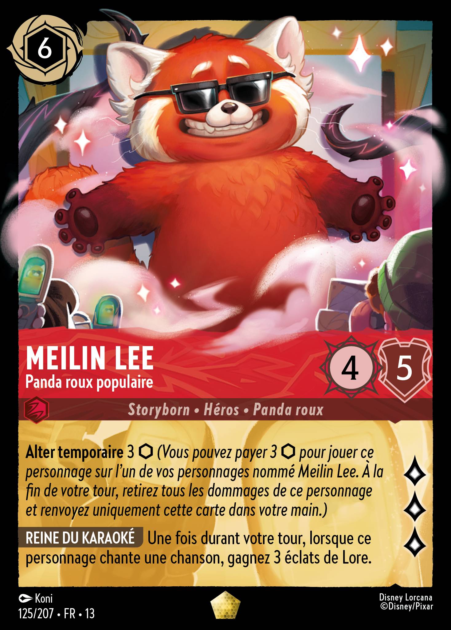 Meilin Lee - Popular Red Panda - Lorcana card (83265) | Playin