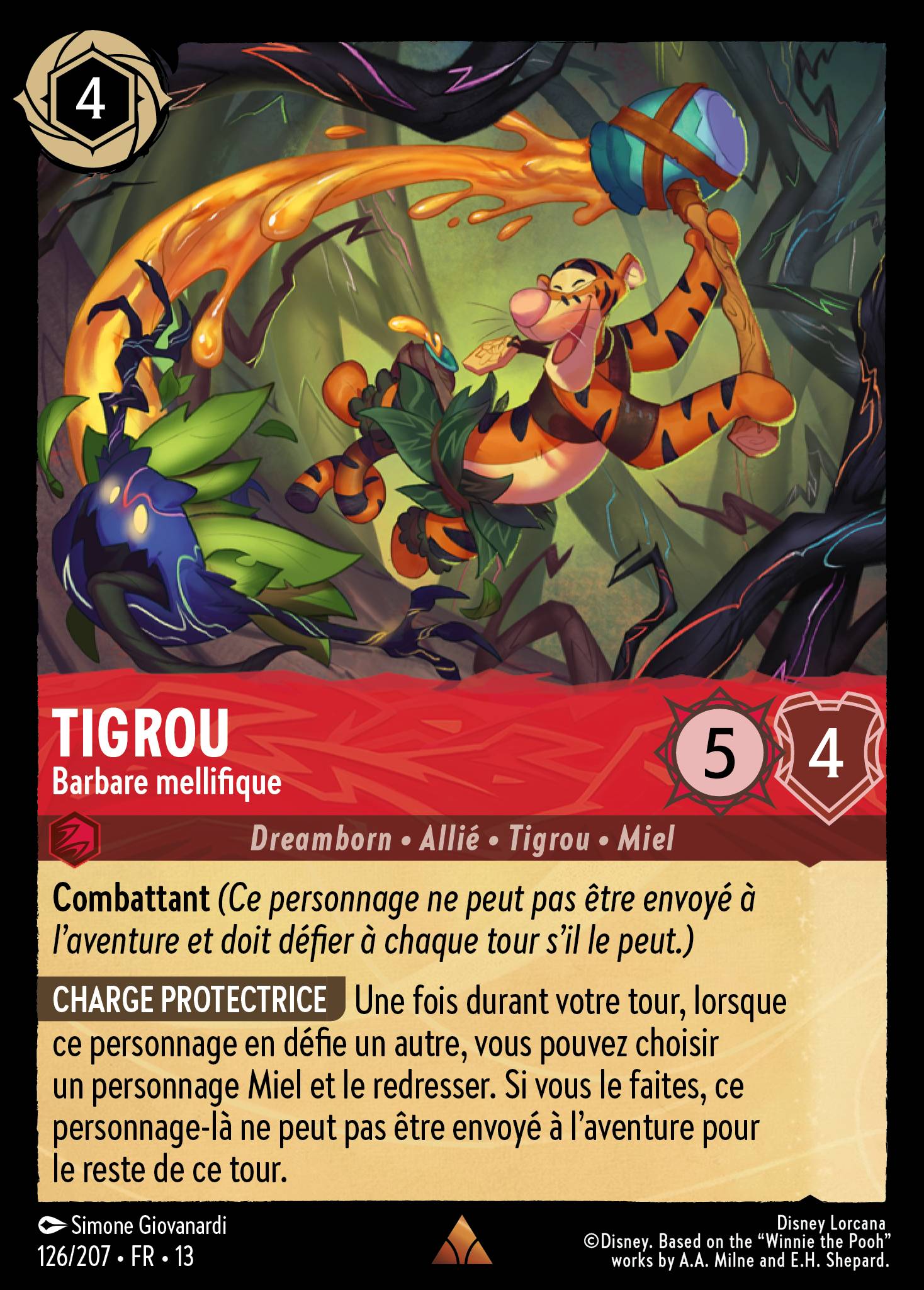 tigger lorcana card - In the Crow's Nest (Enchanted) Enchanted Cost Ink Why isn't Tigger being played