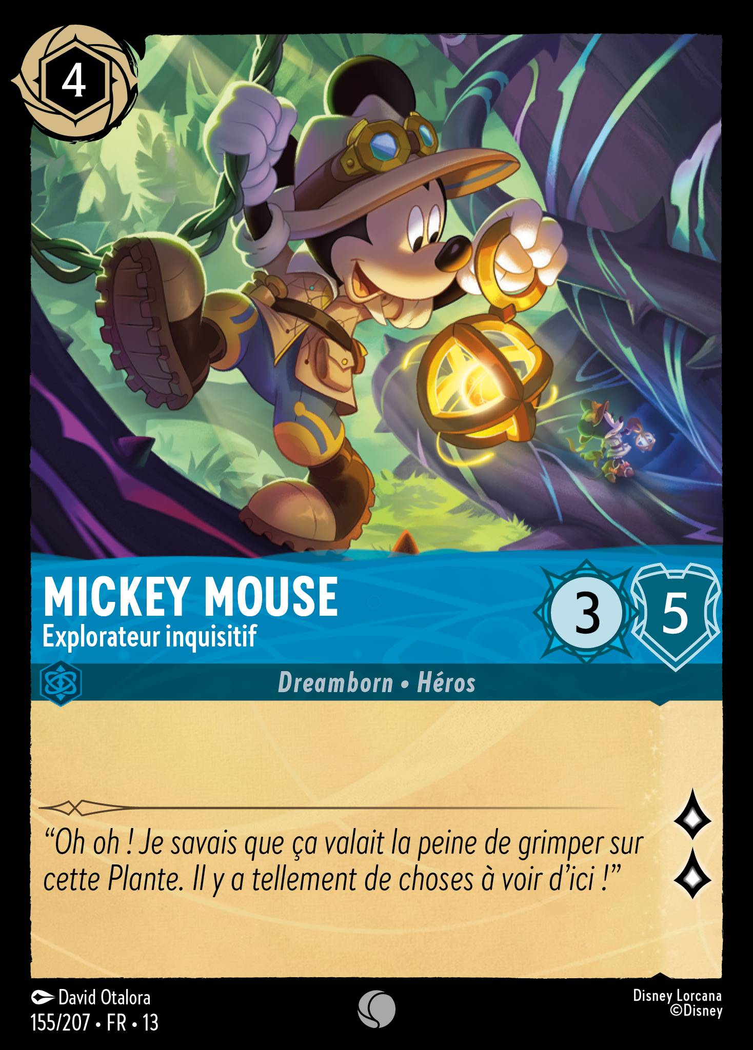 Mickey Mouse - Inquisitive Explorer - Lorcana card (83295) | Playin