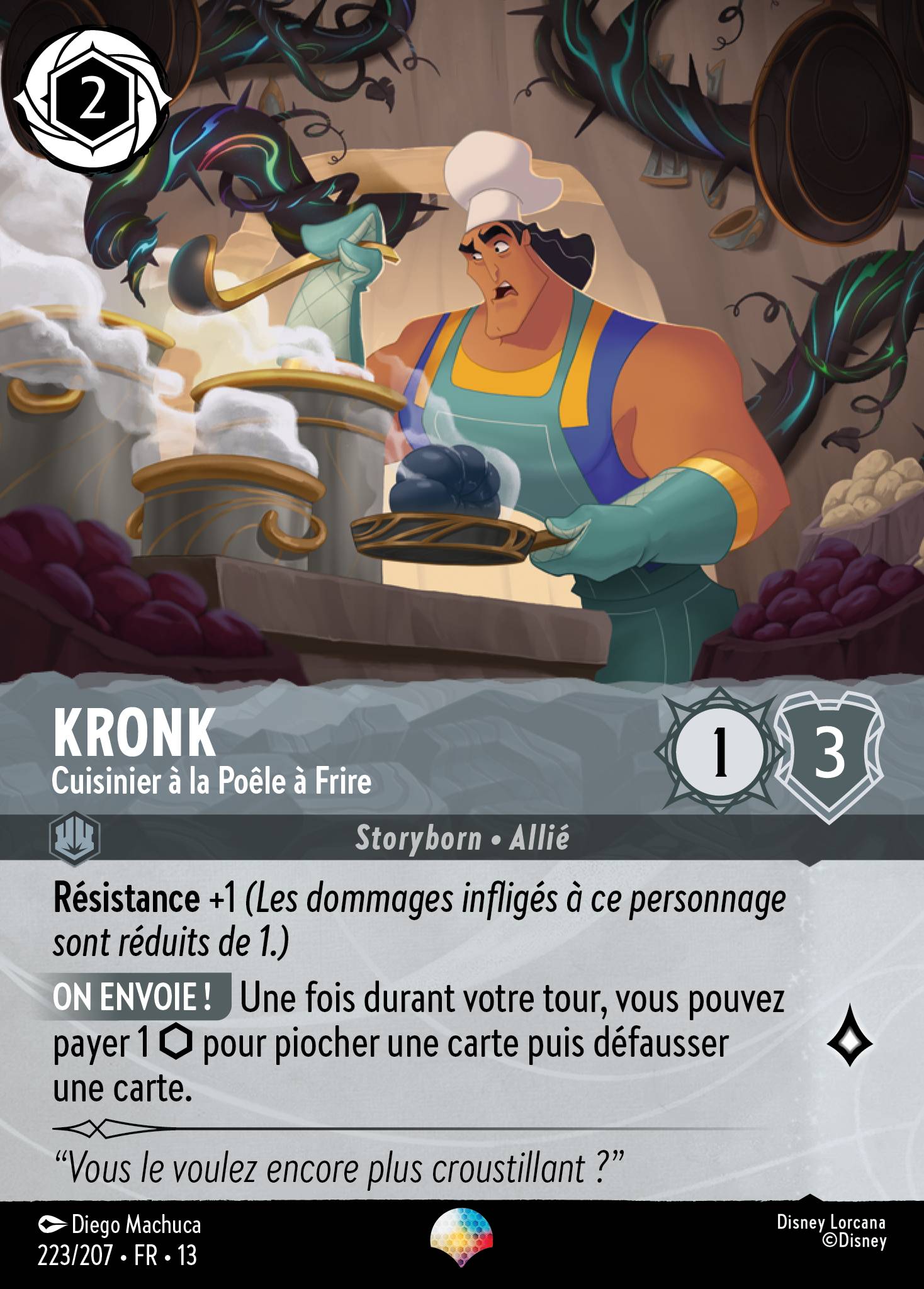kronk lorcana card TCG Shimmering Skies Starter Scar & 17 Rarity Kronk and Discard : r/Lorcana
