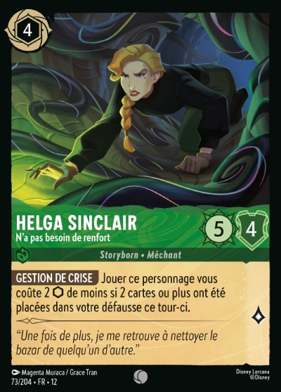 Helga Sinclair - No Backup Needed