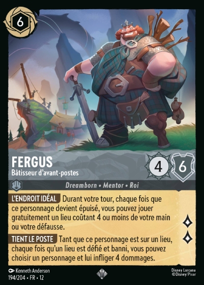 Fergus - Bâtisseur d'avant-postes