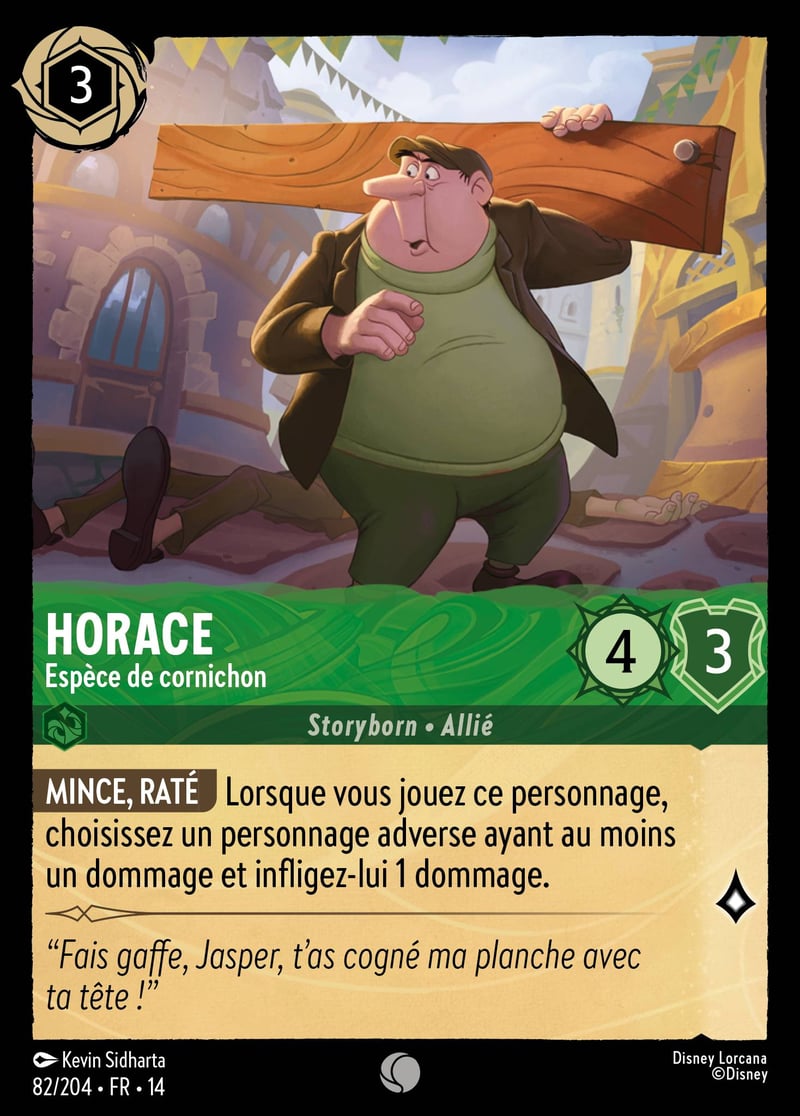 Horace - Espèce de cornichon