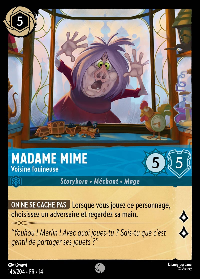 Madame Mime - Voisine fouineuse