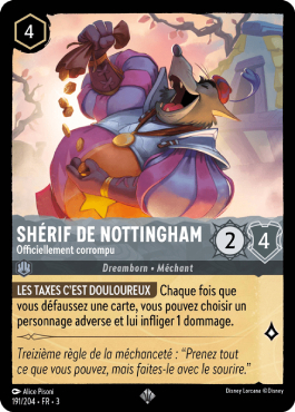 Sheriff of Nottingham - Corrupt Official