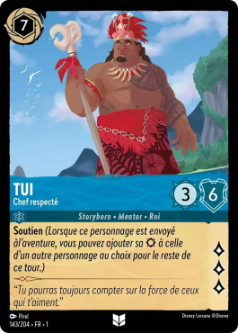 Chief Tui - Respected Leader