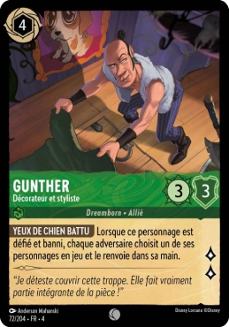 Gunther - Décorateur et styliste