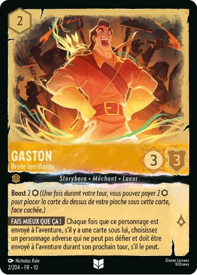 Gaston - Brute terrifiante