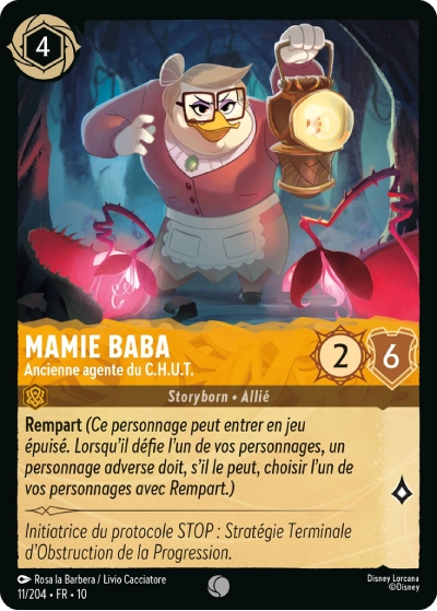 Mamie Baba - Ancienne agente du C.H.U.T.