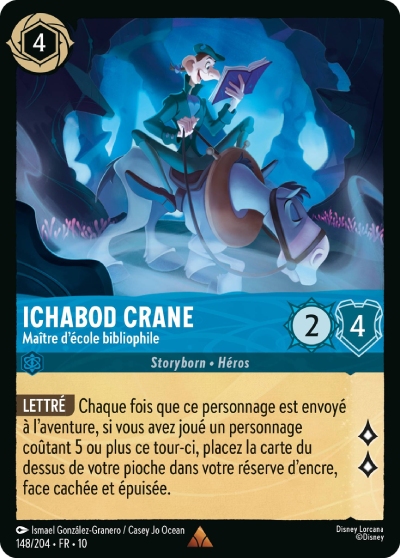 Ichabod Crane - Bookish Schoolmaster