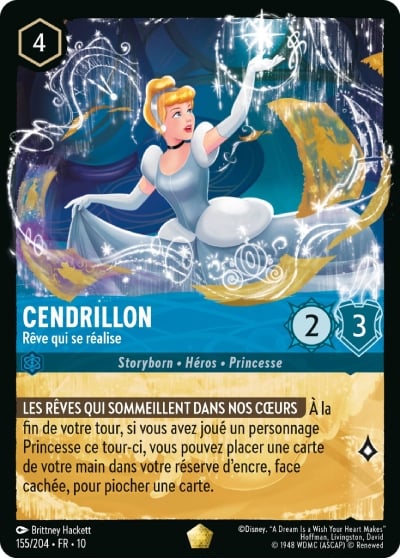 Cendrillon - Rêve qui se réalise